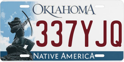 OK license plate 337YJQ