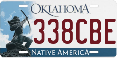 OK license plate 338CBE
