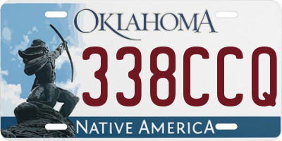 OK license plate 338CCQ
