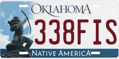 OK license plate 338FIS