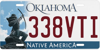 OK license plate 338VTI