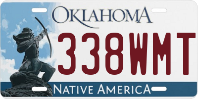 OK license plate 338WMT