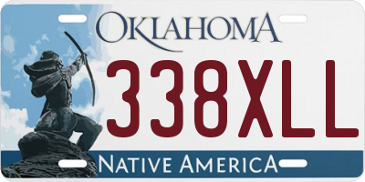 OK license plate 338XLL