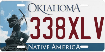 OK license plate 338XLV