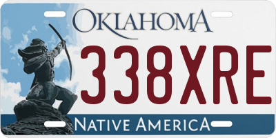 OK license plate 338XRE