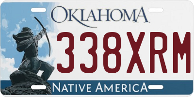 OK license plate 338XRM