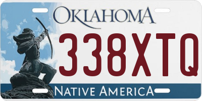 OK license plate 338XTQ