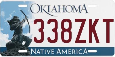 OK license plate 338ZKT