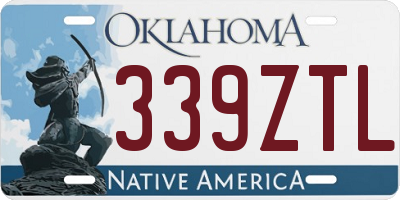 OK license plate 339ZTL