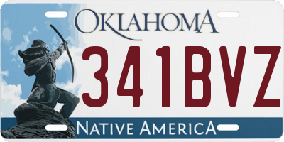 OK license plate 341BVZ