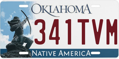 OK license plate 341TVM