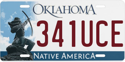 OK license plate 341UCE