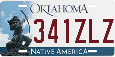 OK license plate 341ZLZ