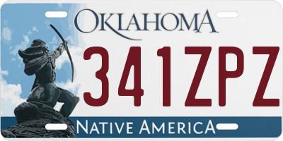 OK license plate 341ZPZ