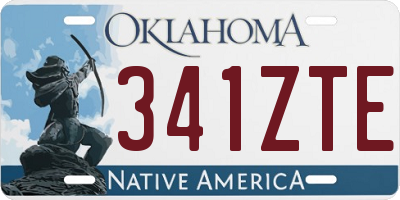 OK license plate 341ZTE