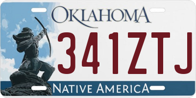 OK license plate 341ZTJ