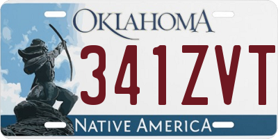 OK license plate 341ZVT