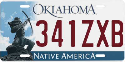 OK license plate 341ZXB