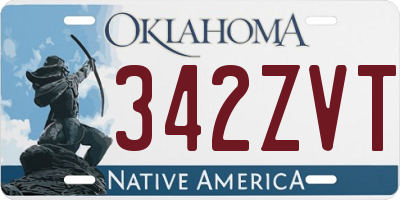 OK license plate 342ZVT