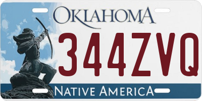 OK license plate 344ZVQ