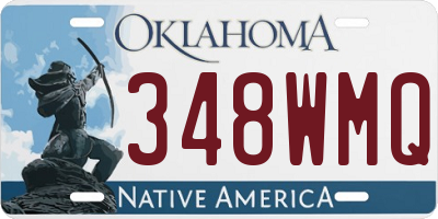 OK license plate 348WMQ