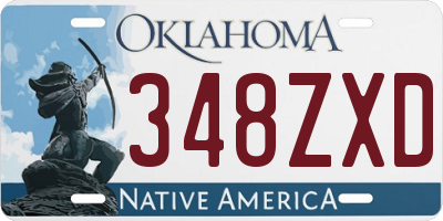 OK license plate 348ZXD