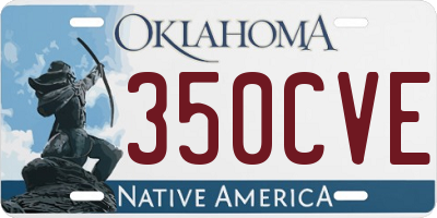 OK license plate 350CVE