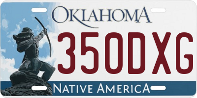 OK license plate 350DXG