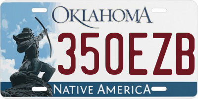 OK license plate 350EZB