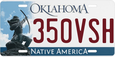 OK license plate 350VSH