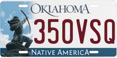 OK license plate 350VSQ