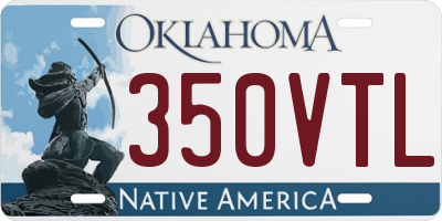 OK license plate 350VTL