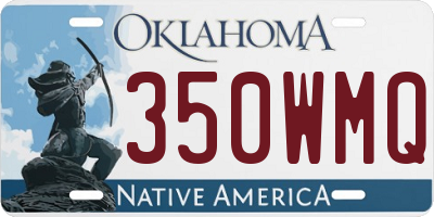 OK license plate 350WMQ