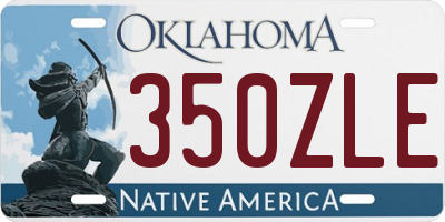OK license plate 350ZLE