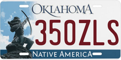 OK license plate 350ZLS