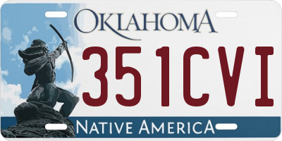 OK license plate 351CVI