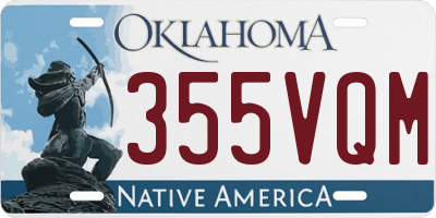 OK license plate 355VQM