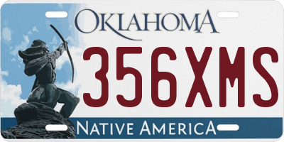 OK license plate 356XMS