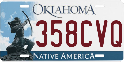 OK license plate 358CVQ