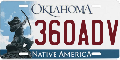 OK license plate 360ADV