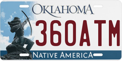 OK license plate 360ATM
