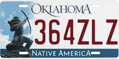 OK license plate 364ZLZ