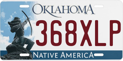 OK license plate 368XLP