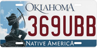 OK license plate 369UBB