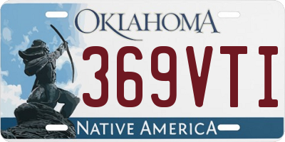 OK license plate 369VTI