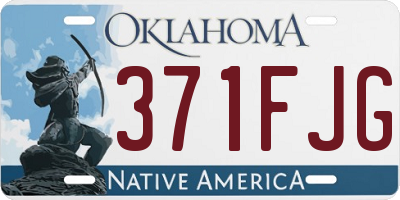 OK license plate 371FJG