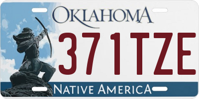 OK license plate 371TZE