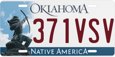 OK license plate 371VSV
