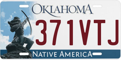 OK license plate 371VTJ