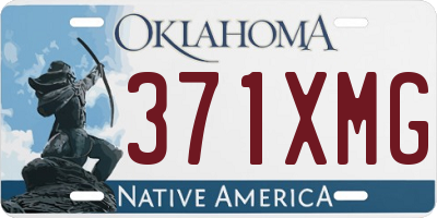 OK license plate 371XMG